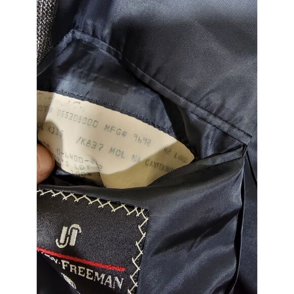 Hickey Freeman Two Button Blazer Suit Jacket - 42L - Picture 9 of 10